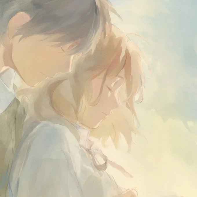 Dreamy Watercolor Serenity - Пример 2