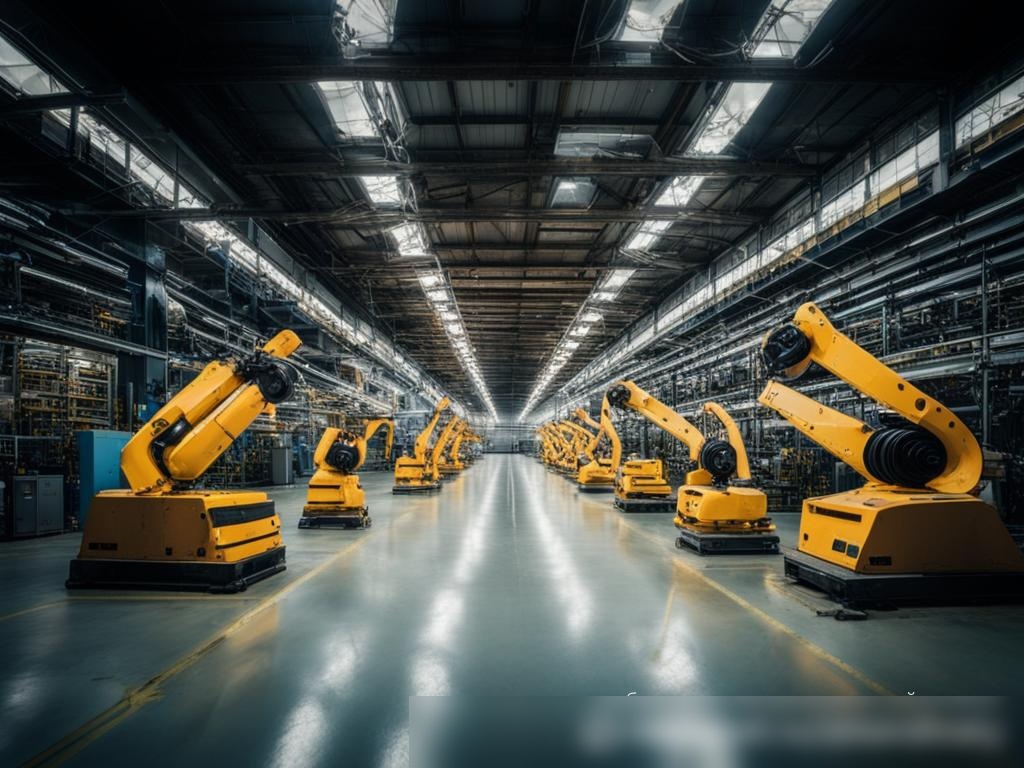 Широкоугольный снимок большого промышленного склада - Пример 4