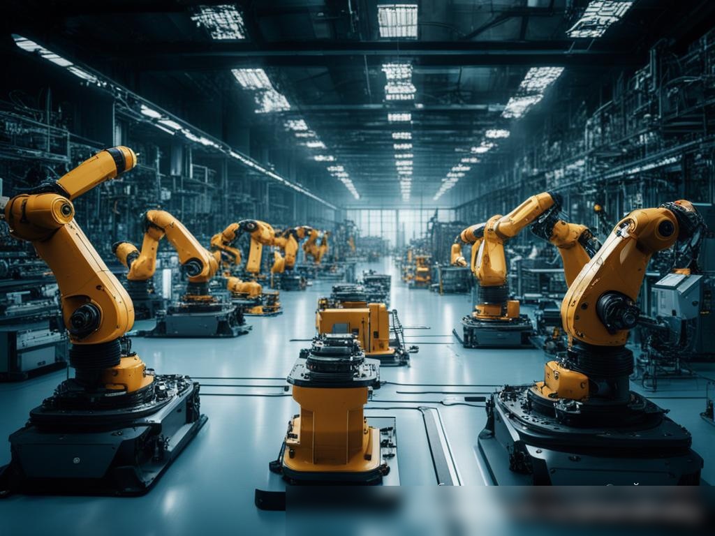 Интерьер футуристического промышленного завода - Пример 4