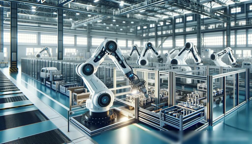 Интерьер футуристического промышленного завода - Пример 1