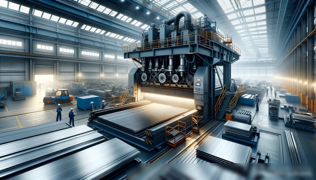 Современное предприятие по обработке металла, освещенное естественным светом - Пример 2