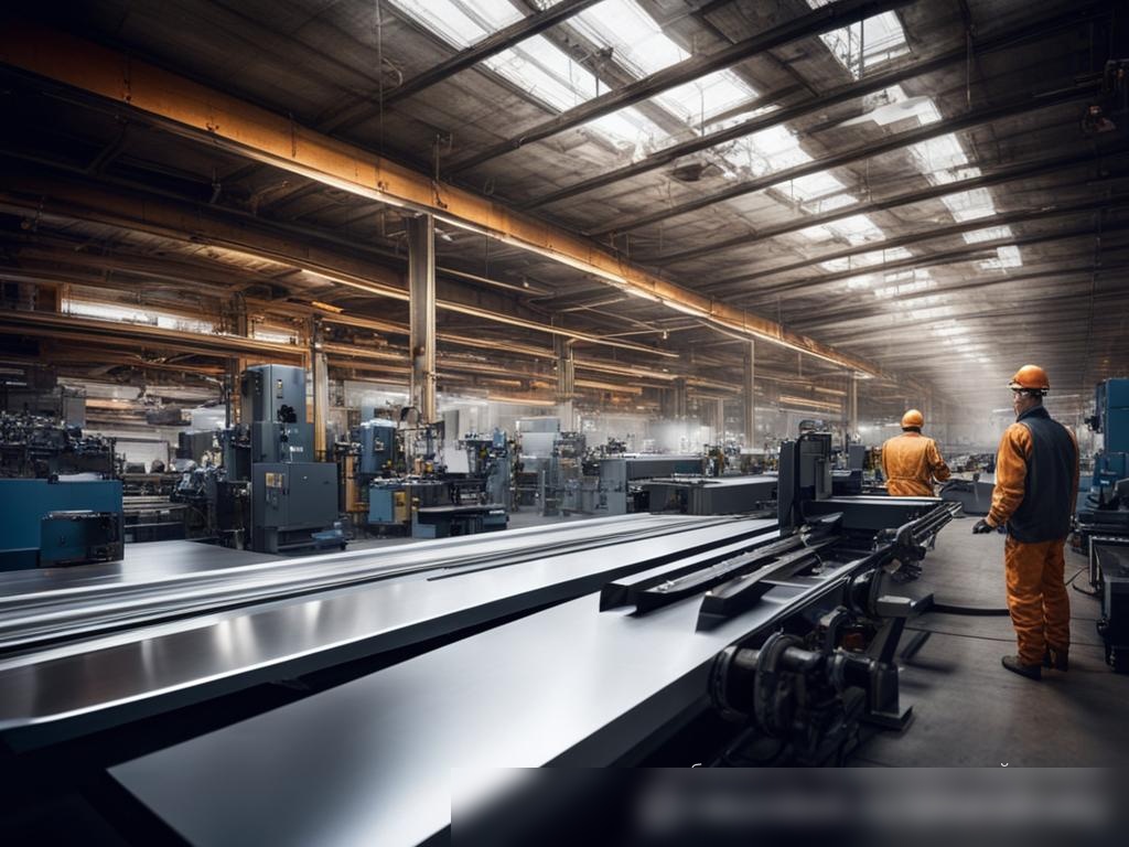 Современное предприятие по обработке металла, освещенное естественным светом - Пример 4