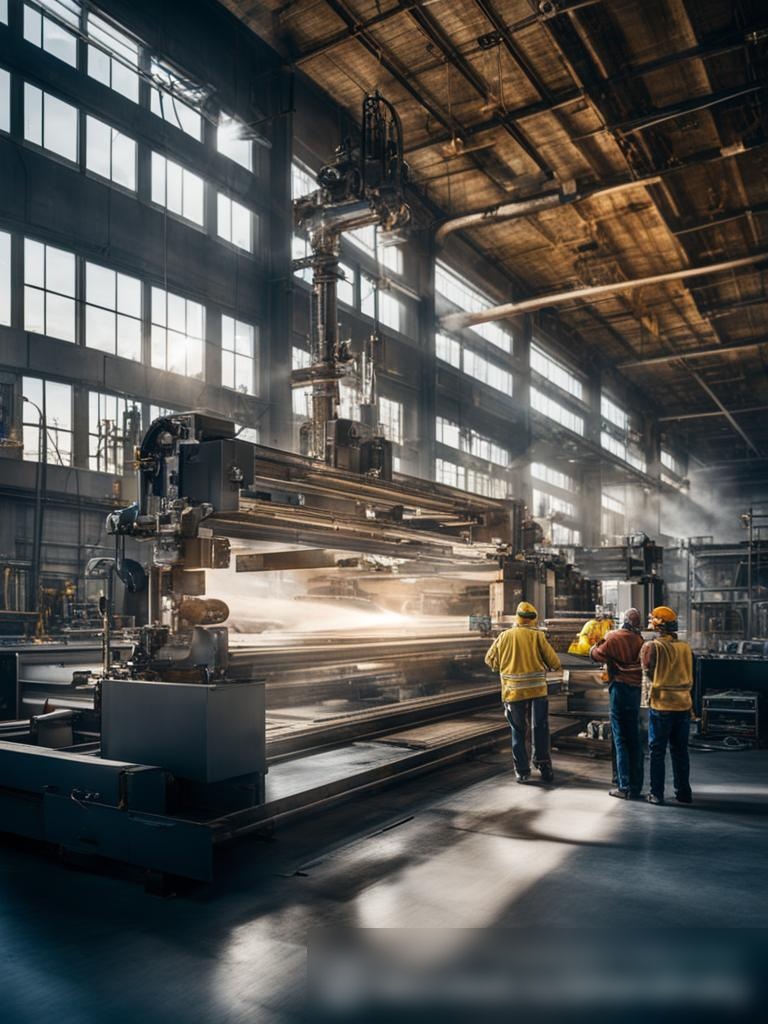 Современное предприятие по обработке металла, освещенное естественным светом - Пример 5