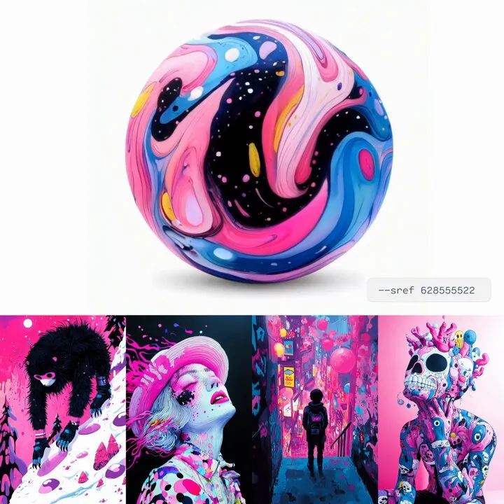 Whimsical Moonlit Cat - Пример 3