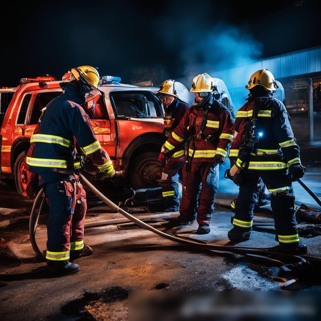 Специальное оборудование, используемое в чрезвычайных ситуациях, например, средства пожаротушения, эвакуационные устройства, вскрыватели дверей, резаки и пр - Пример 2