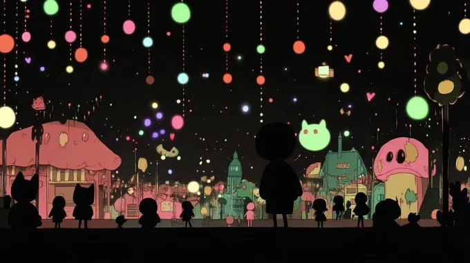 Playful Nocturnal Fantasy - Пример 1