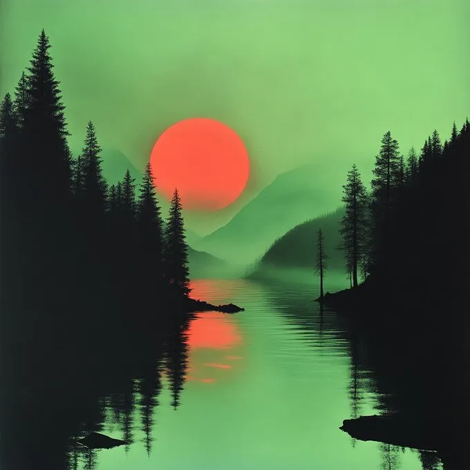 Neon Tranquility - Пример 2