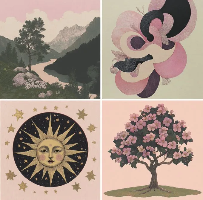 Whimsical Pastel Dreamscape - Пример 1