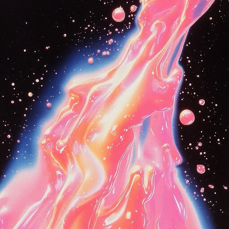 Vibrant Retro-Futurism Collage - Пример 3