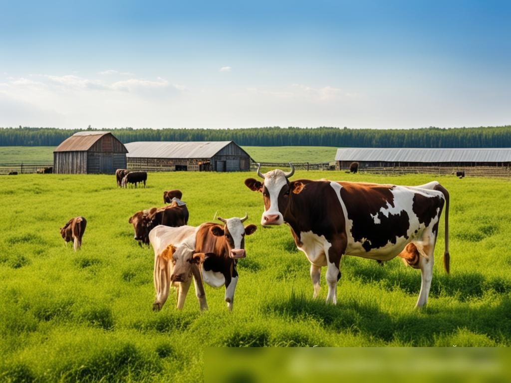 Живописная русская сельская местность с семейной сыроварней - Пример 4