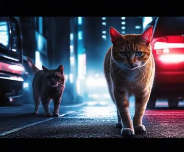 Cyberpunk Neon Vibes - Пример 4