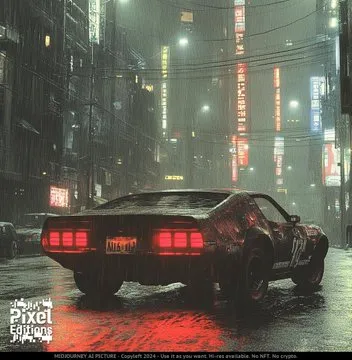 Surreal Monochrome Abstract - Пример 4