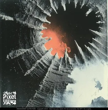 Surreal Monochrome Abstract - Пример 1