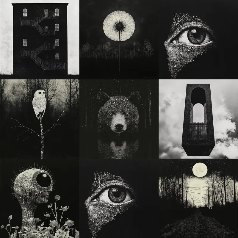 Surreal Nocturnal Visions - Пример 2