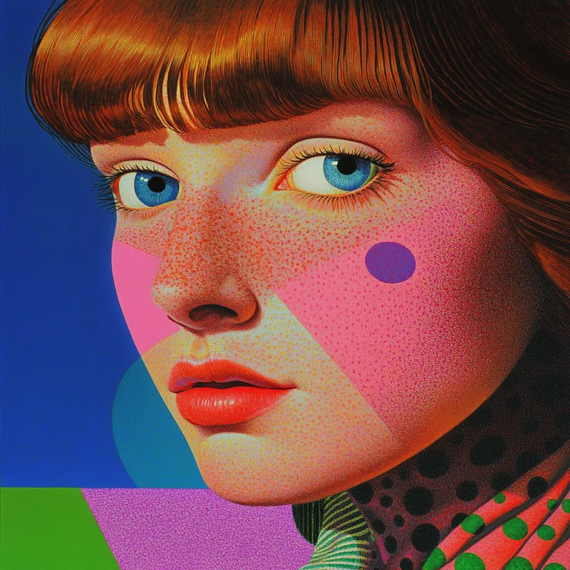 Whimsical Sunny Cat Portrait - Пример 3