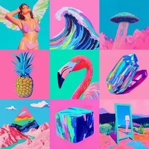 Vibrant Pop Art Collage - Пример 1