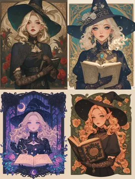 Enchanting Witch Illustrations - Пример 2