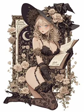 Enchanting Witch Illustrations - Пример 3