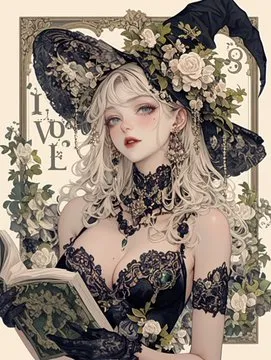 Enchanting Witch Illustrations - Пример 4