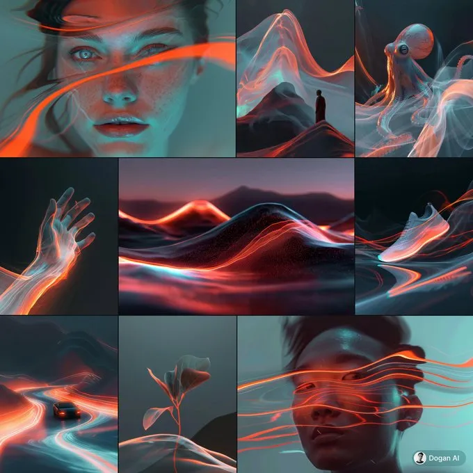 Ethereal Neon Dreamscape - Пример 2