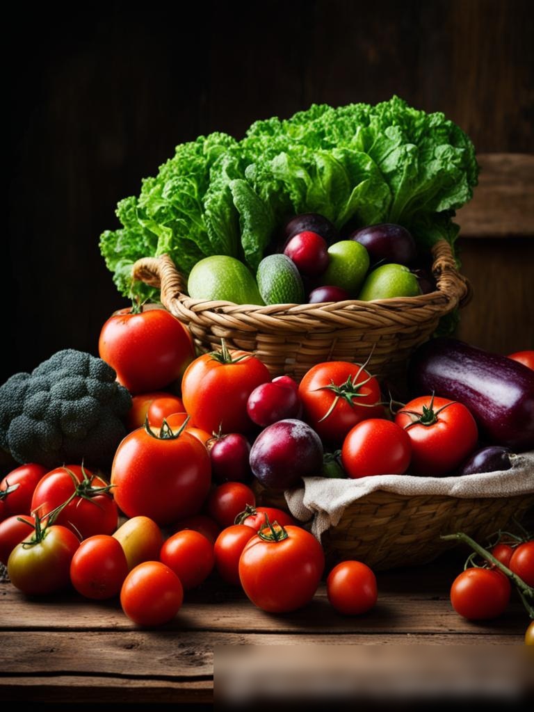 Изображение сельского стола с продуктами - Пример 5