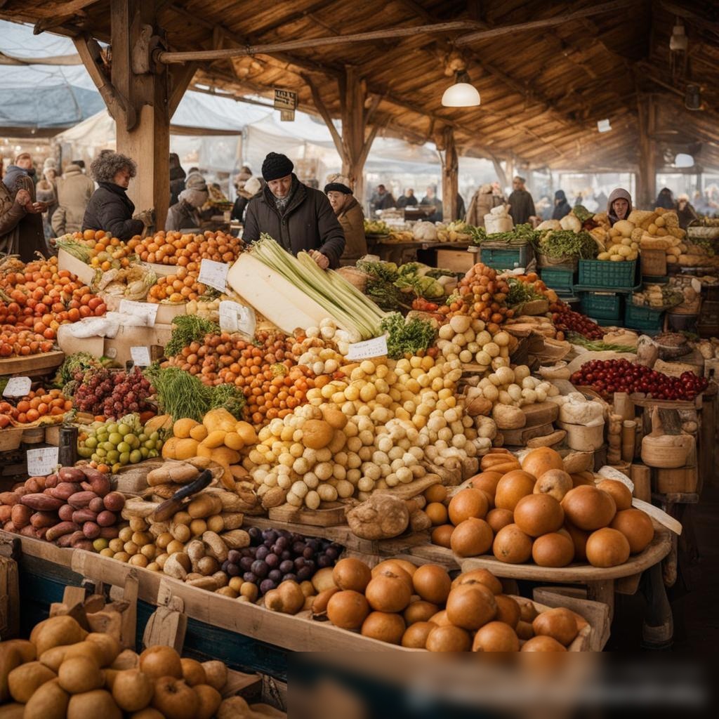 Изображение рынка на русской ферме - Пример 3