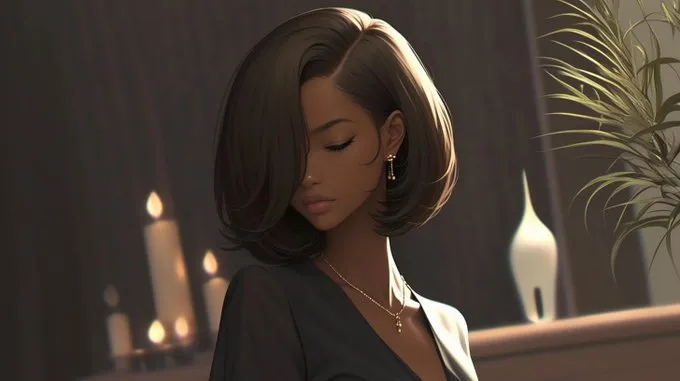 Modern Geometric Nail Art - Пример 1