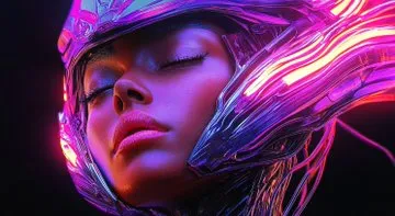 Futuristic Indigo - Пример 2