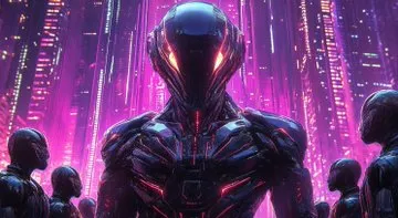 Futuristic Indigo - Пример 3