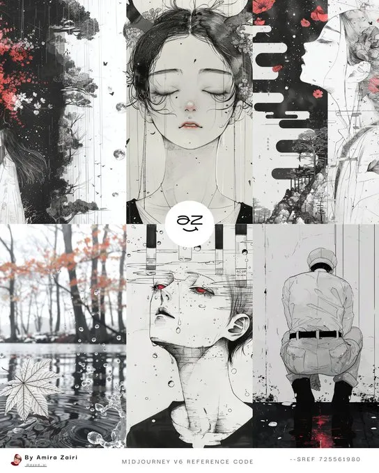 Monochromatic Melancholy Art - Пример 3