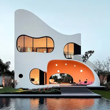 Modern Architectural Warmth - Пример 1