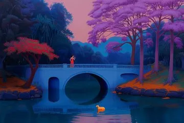 Dreamlike Serenity in Pastel Tones - Пример 1