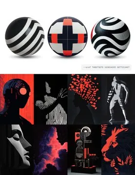 Bold Abstraction in Grafstruktivism Style - Пример 4