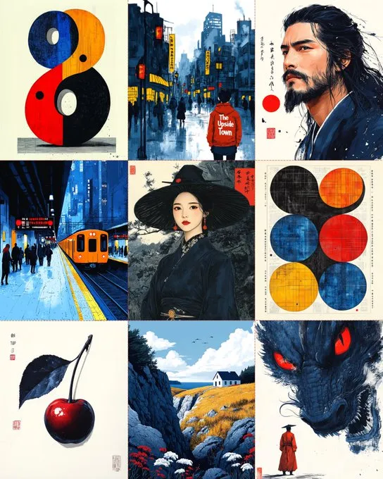 Vibrant Fusion of Styles and Colors - Пример 2