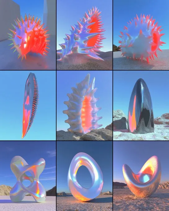 Surreal 3D Object Study - Пример 3