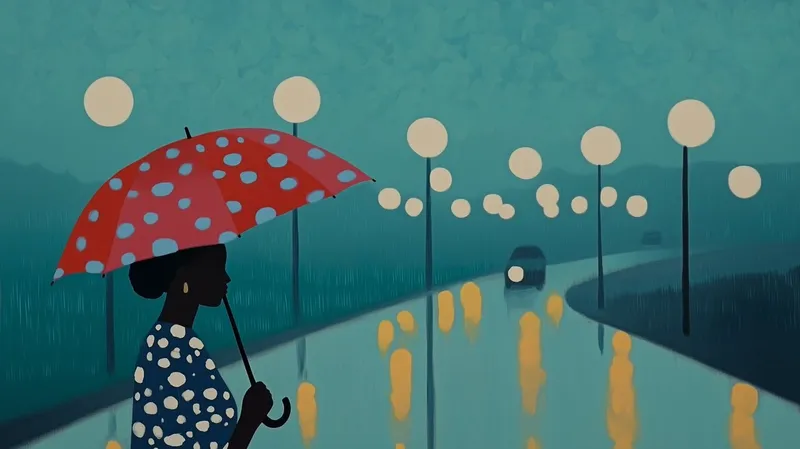 Serene Rainy Night in Nairobi - Пример 2