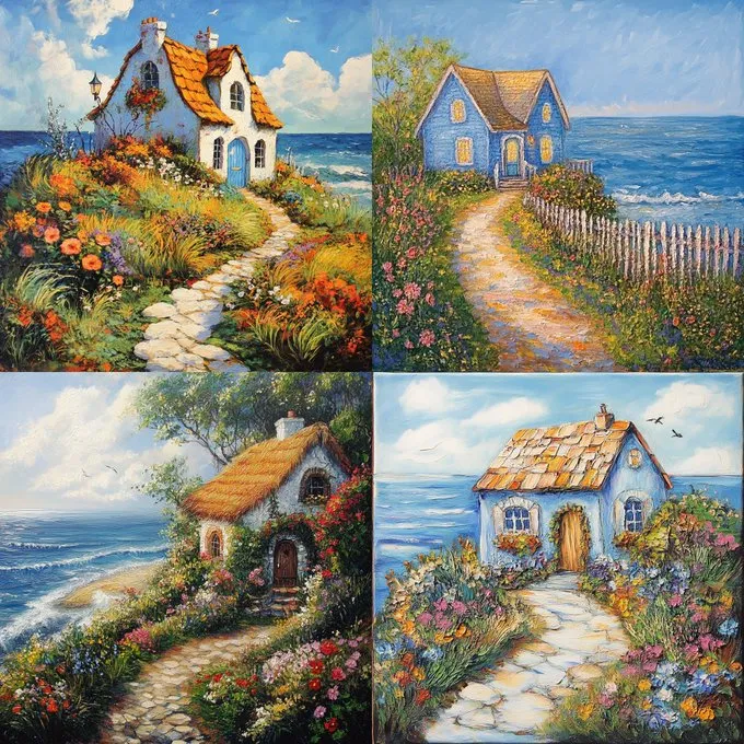 Painterly Floral Portraits - Пример 3