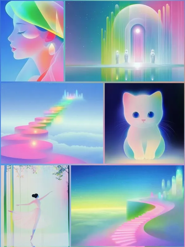 Dreamlike Pastel Serenity - Пример 2