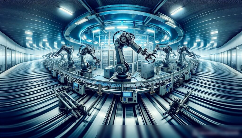 Панорамный вид на упаковочный цех чая - Пример 2