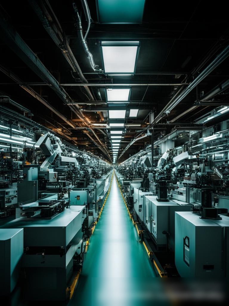 Панорамный вид на упаковочный цех чая - Пример 5