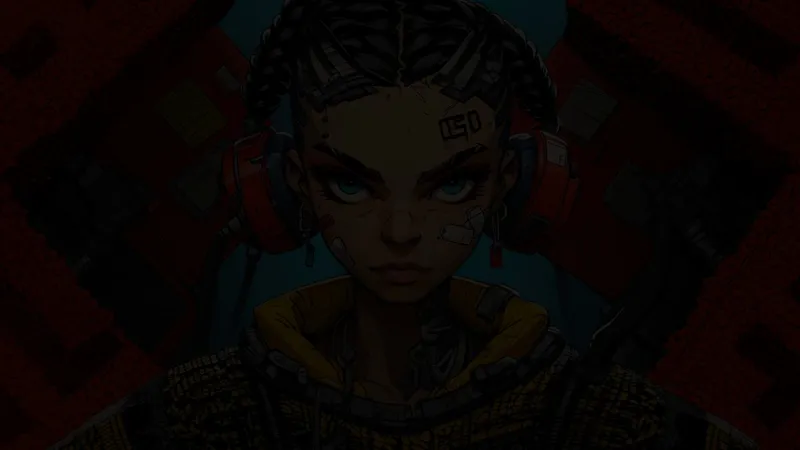 Cyberpunk Portrait - Пример 2