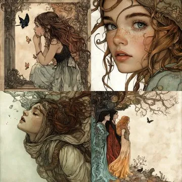 Ethereal Medieval Portraits - Пример 3