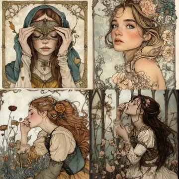 Ethereal Medieval Portraits - Пример 4