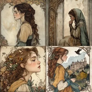 Ethereal Medieval Portraits - Пример 1