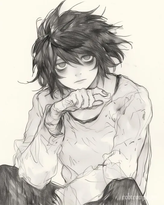 Sketchy Line Art Vibes - Пример 4