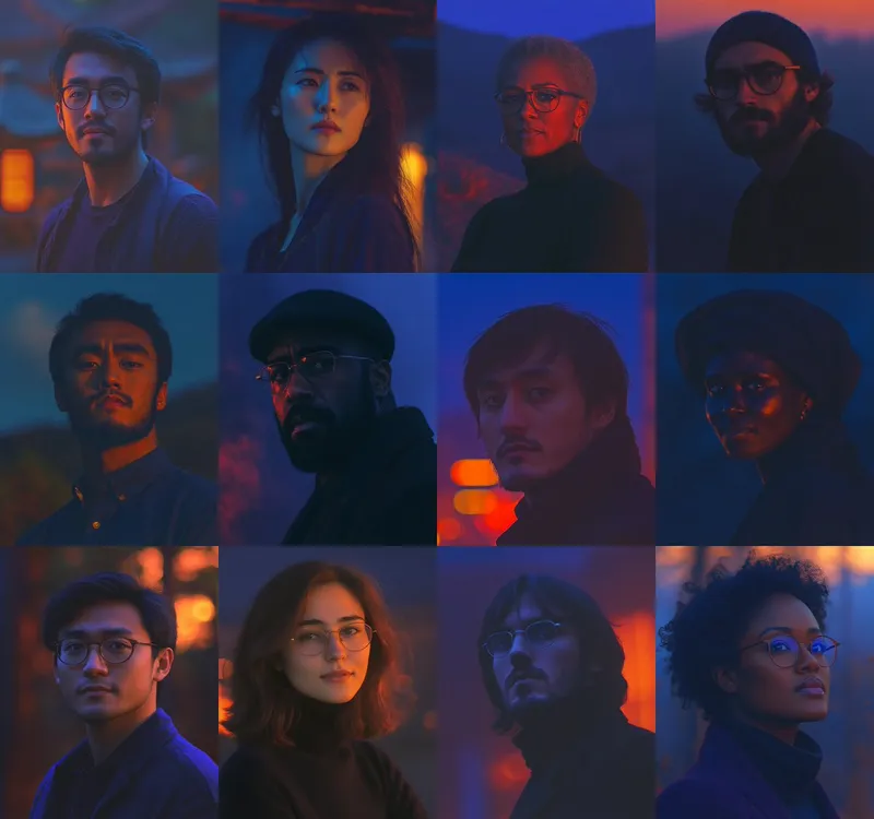 Moody Cinematic Portraits - Пример 2