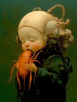 Futuristic Surrealism with a Creepy Twist - Пример 2