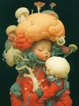 Futuristic Surrealism with a Creepy Twist - Пример 4