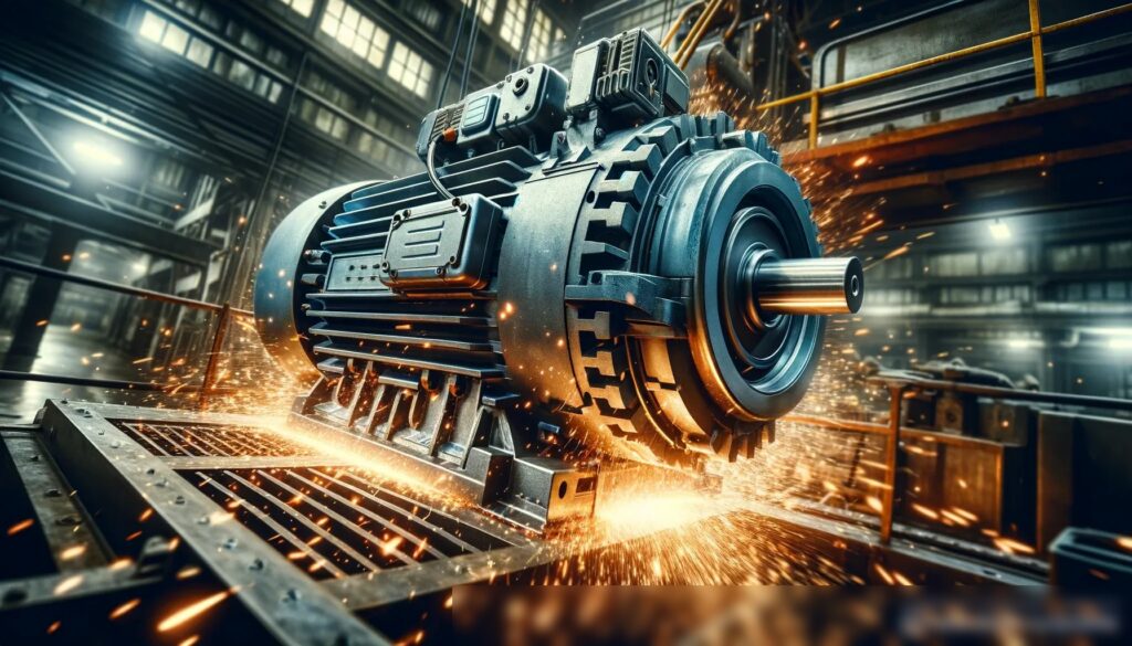 Электродвигатель в промышленной среде - Пример 1