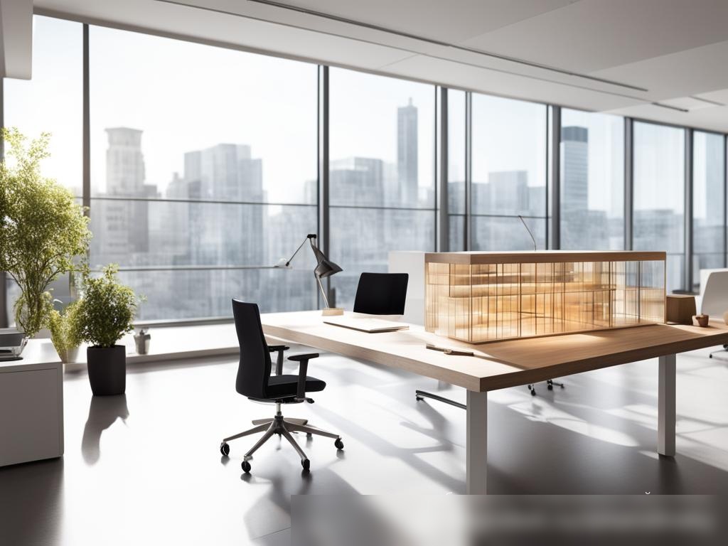 Изображение современного архитектурного офиса с минималистичным дизайном - Пример 4